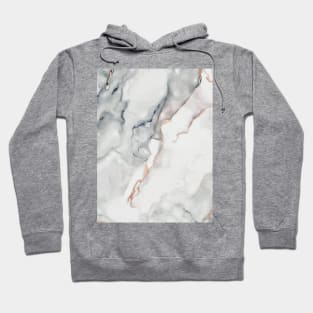 Rose Gold Calacatta Marble luxury pattern Hoodie